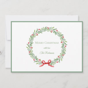 Elegante Schrift Kreis Frohe Weihnachten