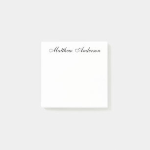 Elegante Schrift Post-it Klebezettel