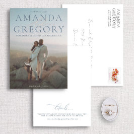 Elegante Schrift und seriöse, moderne Folie Save t Folieneinladung