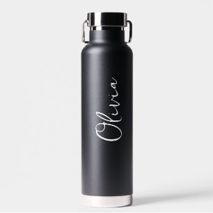 Elegante Schriftart Personalisierter Name Minimali Trinkflasche