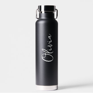 Elegante Schriftart Personalisierter Name Minimali Trinkflasche
