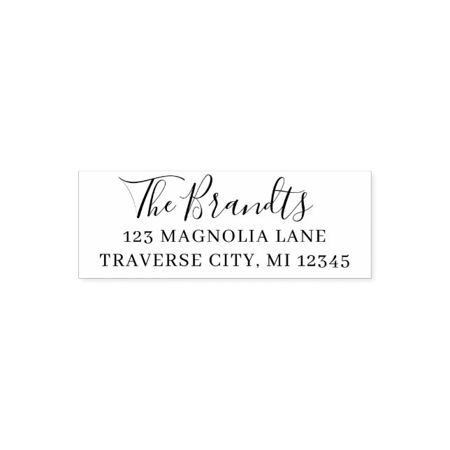 Elegante Schriftfamilie Fancy Name Permastempel (Design)