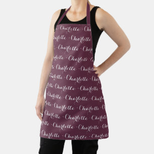 Elegante Schürze für kreolische Schrift