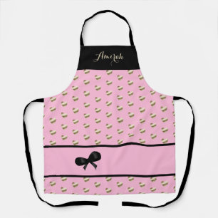 Elegante Schürze "It's All About Gold Hearts"