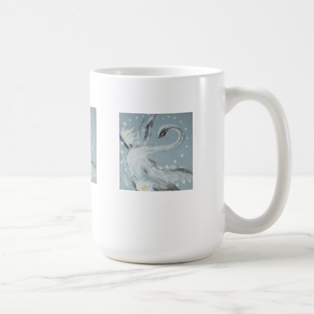 Elegante Schwan-Tasse Kaffeetasse (Rechts)