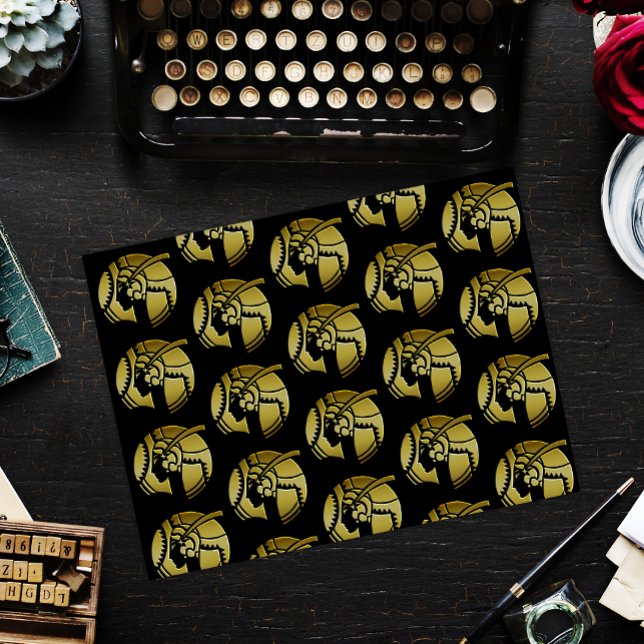 Elegante Schwarz und Gold Kunst, Dichtung und Musi Seidenpapier (Von Creator hochgeladen)