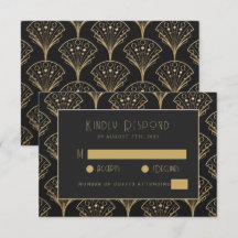 Elegante Schwarz und Gold