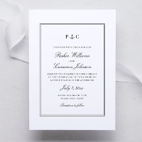 Elegante Schwarz-Weiß-Ankerhochzeit