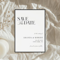 Elegante Schwarz-Weiß-Hochzeit im Stil des alten G