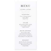 Elegante Schwarz-Weiß-Klassische Hochzeitseinladun