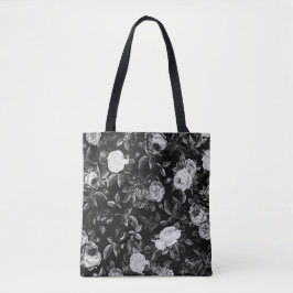 Elegante Schwarz-Weiß-Rosen