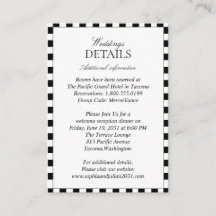 Elegante Schwarz-Weiß-Schachbrett-Details
