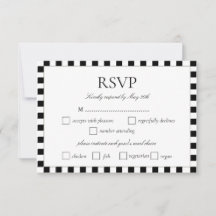 Elegante Schwarz-Weiß-Schachbrettmuster-Rand