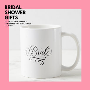 Elegante Schwarz-Weiß-Tasse Kaffeetasse