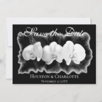 Elegante Schwarz-weiße Orchideen