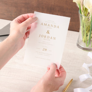 Elegante schwarze goldene Hochzeitskarten