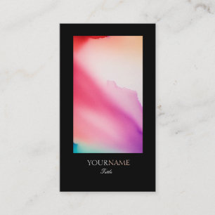 Elegante Schwarze Grenze Visitenkarte