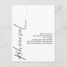 Elegante schwarze Kalligrafie Weiße Minimal Probe