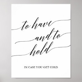 Elegante schwarze Kalligraphie, um zu haben und zu Poster