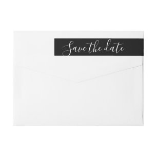 Elegante Schwarze Klassische Minimalistische Rücks