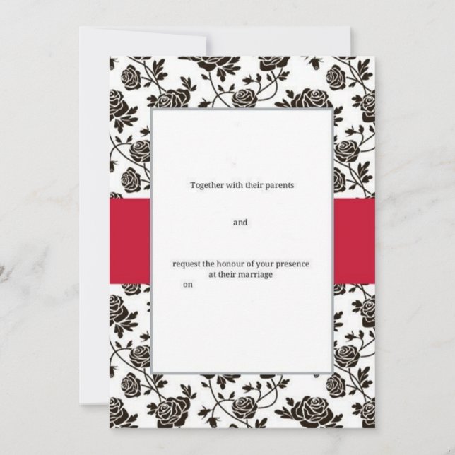 Elegante Schwarze Rose (Vorderseite)