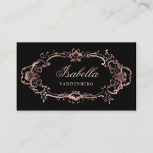 Elegante Schwarze Rose Vintages Ornament