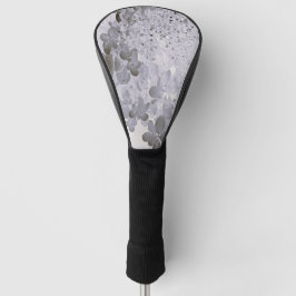 Elegante schwarze und graue Limelight-Hortensie Golf Headcover