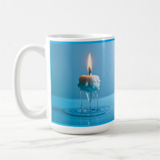 Elegante schwebende Kerze Kaffeetasse