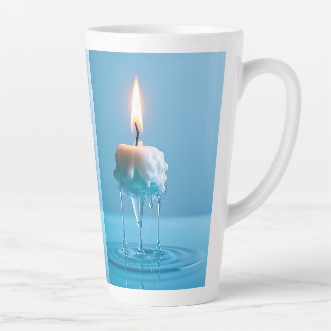 Elegante schwebende Kerze Milchtasse (Rechts)