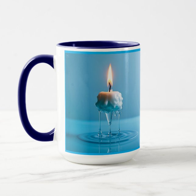 Elegante schwebende Kerze Tasse (Links)