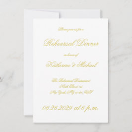 Elegante Script Island Citrus Hochzeitsprobe Einladung