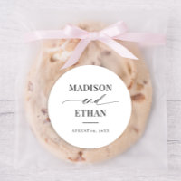 Elegante Script-Kalligraphie-Gastgeschenk Hochzeit