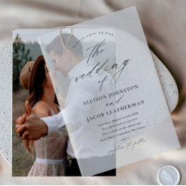 Elegante Script Overlay Wedding