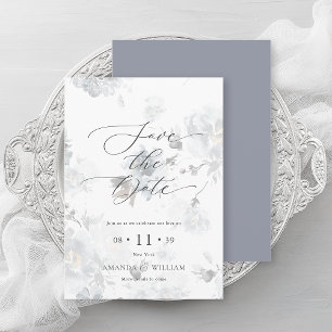 Elegante Script Save the Date Card Einladung