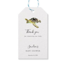 Elegante Sea Turtle Baby Dusche Einfach-Minimal