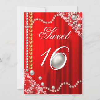 Elegante Seide, weiße Perlen, Spitzen und goldenes Einladung