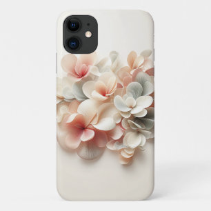 Elegante Seidige Geschichtete Florale Abstraktion Case-Mate iPhone Hülle