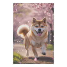 Elegante Shiba Inu Leinwand