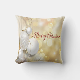 Elegante Shiny Gold Weihnachtsschmuck Kissen