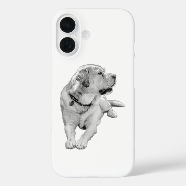 Elegante Sideview - Labrador Case-Mate iPhone Hülle (Rückseite)
