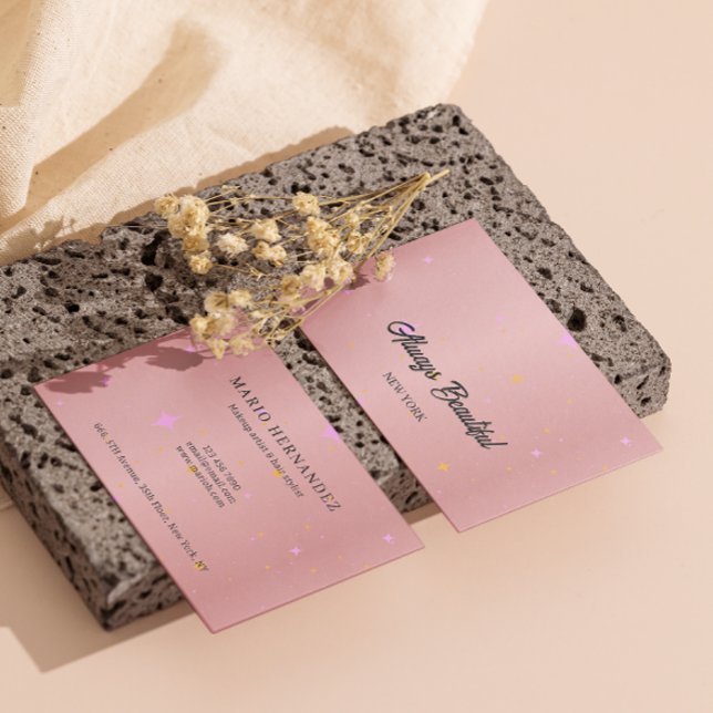 Elegante Signature Script Calligraphy Esthetician Visitenkarte (Elegant Signature Script Calligraphy Esthetician Business Card)