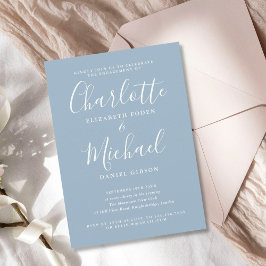 Elegante Signature-Script-Engagement-Partei Einladung