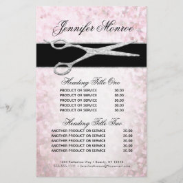 Elegante Silber- und Rosa-Glam-Services und -Preis