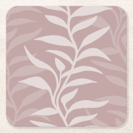 Elegante Silhouette in Flow XL Weißer Antiker Pins Rechteckiger Pappuntersetzer