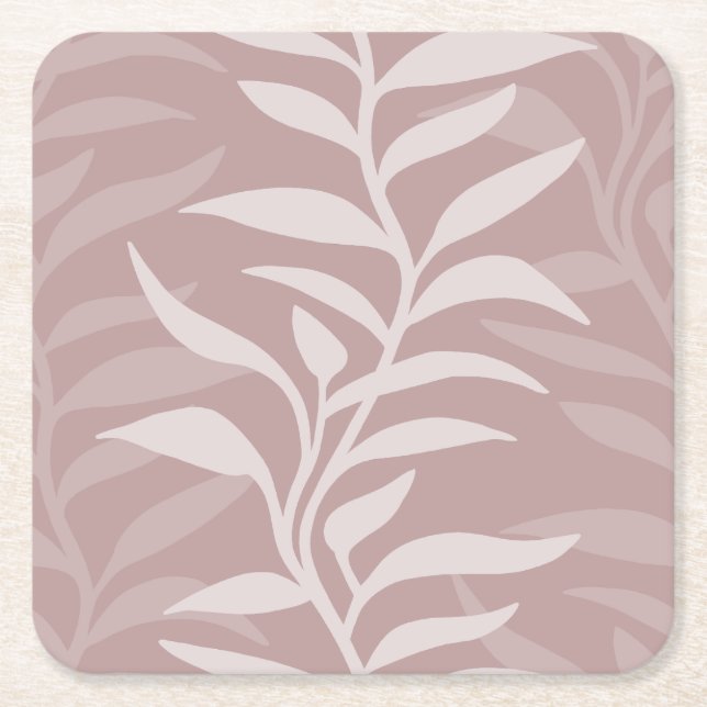 Elegante Silhouette in Flow XL Weißer Antiker Pins Rechteckiger Pappuntersetzer (Vorderseite)