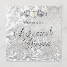 Elegante Silver Damask Style Wedding 3