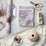 Elegante Silver & Pine Beaded Christmas Bloral Geschenkpapier<br><div class="desc">Geben Sie Ihren Empfängern Ihr Bestes. Benutzen Sie dieses hübsche, raffinierte, "Juwelierte" ohne echten Glitzer, Folie oder Perlen, hochwertige Geschenkverpackung mit einem Raster zurück zum einfachen Schneiden. Sie werden die Benutzerfreundlichkeit schätzen und Ihre Empfänger werden seine elegante Schönheit Liebe. Gut für jede Anlässe und Ferien, sehr vielseitig. Vielen Dank für...</div>