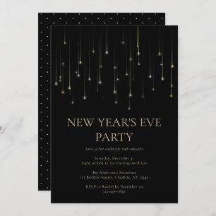 Elegante Silvester-Party Einladung