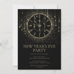 Elegante Silvesterparty-Einladung Einladung