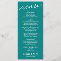 Elegante Simple Contemporary Typografy Aquamarin